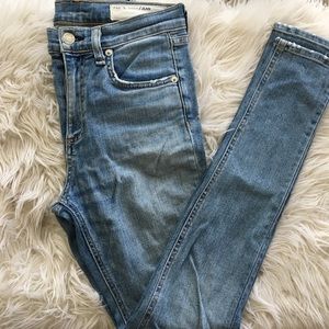 RAG AND BONE "high-waisted skinnies"